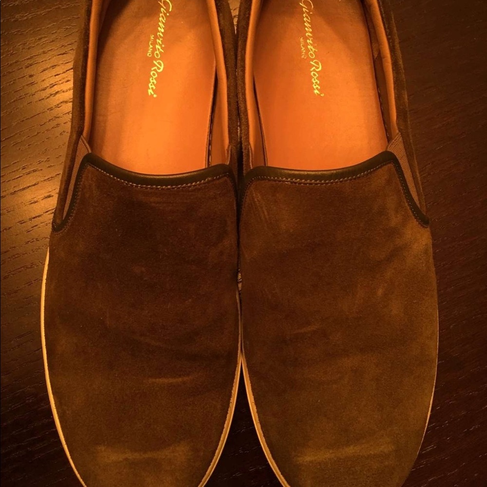 Gianvito Rossi Slip Suede Sneaker Sz 10